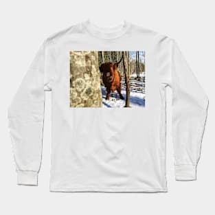 Scottish Highland Cattle Cow 2346 Long Sleeve T-Shirt